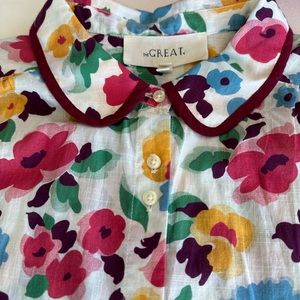 The GREAT. Short sleeved Blouse.